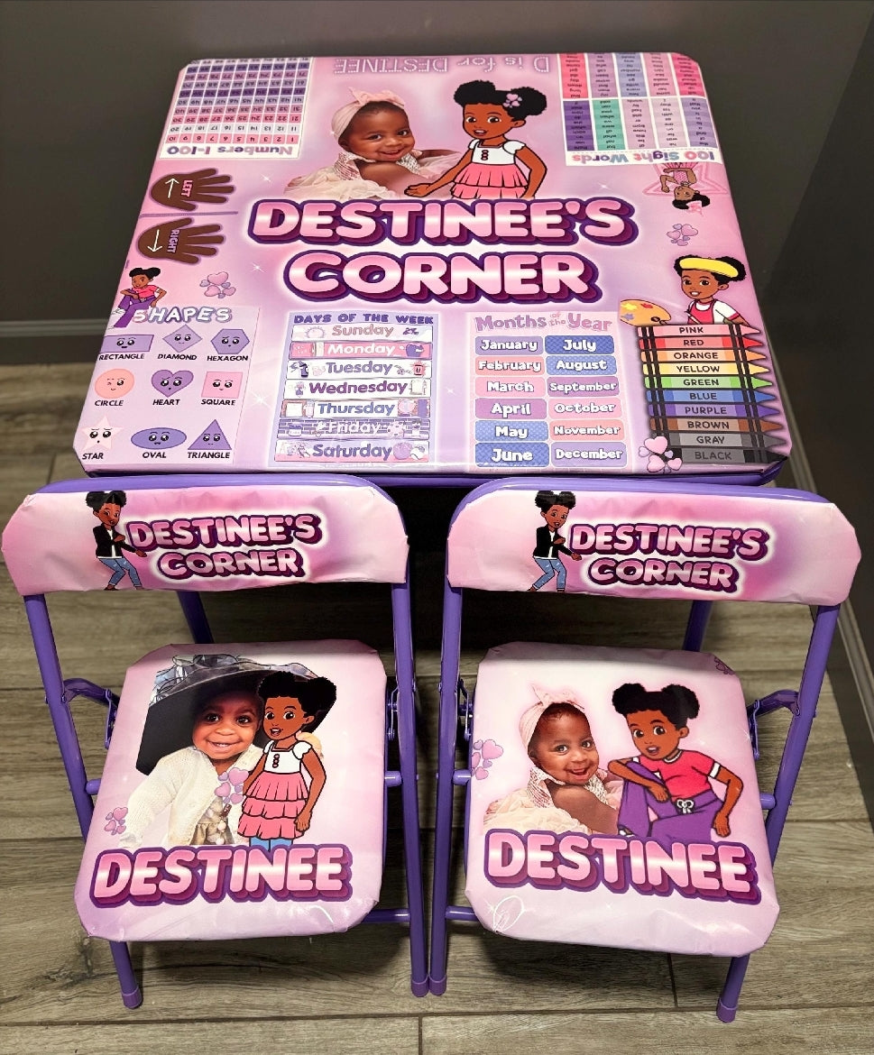 Kids Table and Chair Set