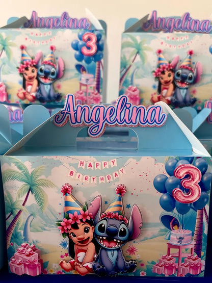 Lilo & Stitch Birthday Gable Boxes