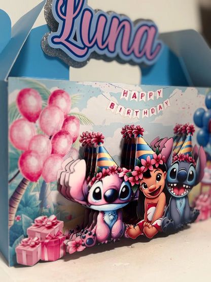 Lilo & Stitch Birthday Gable Boxes